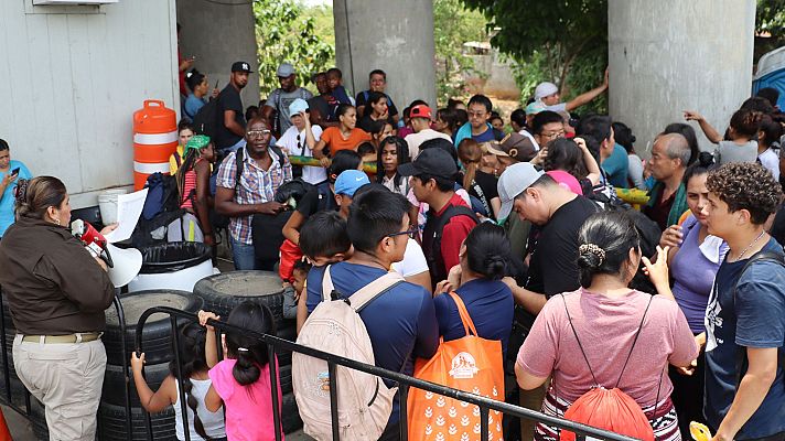 Telediario 1 - Casi 8 millones de venezolanos ha abandonado su país desde que Maduro asumió la presidencia