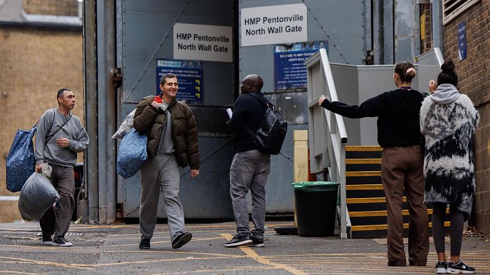 Telediario Fin de Semana - La saturación de las cárceles en el Reino Unido lleva al Gobierno a liberar a más de 1.700 presos