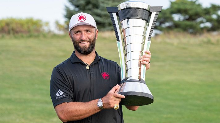 Telediario 1 - Jon Rahm se proclama vencedor del LIV Golf en Chicago