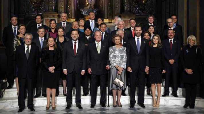 Telediario 1 - La Familia Real en 2012: Un año en imágenes