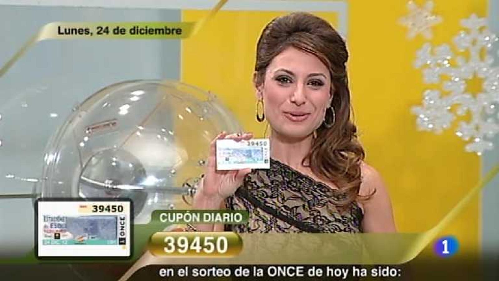 Sorteo ONCE - 24/12/12 - Ver ahora