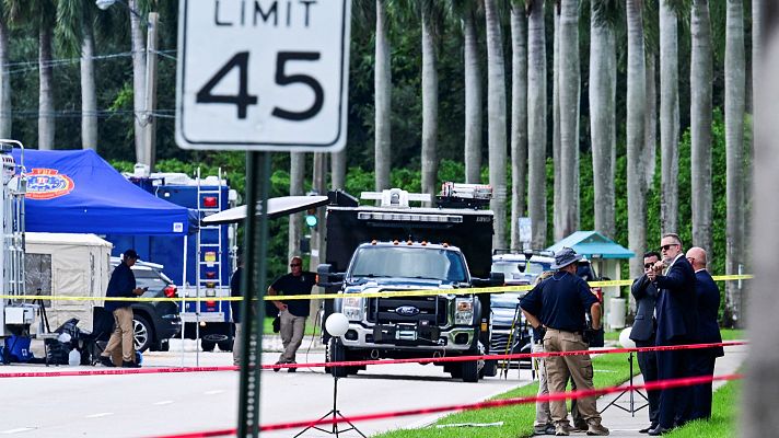 Telediario 2 - El sospechoso de atentar contra Trump, acusado inicialmente de dos cargos por posesión de armas