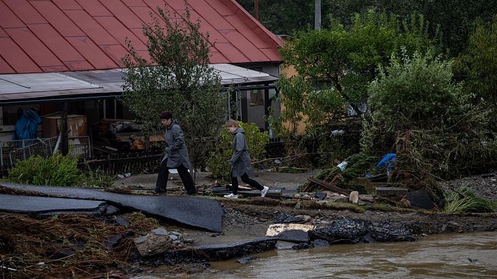 Telediario 2 - La borrasca Boris deja más de una decena de muertos y desaparecidos en Europa Central