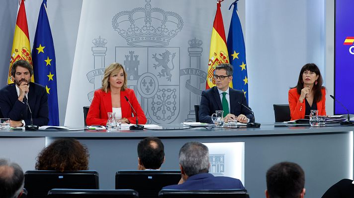 Telediario 1 - El Consejo de Ministros aprueba el plan de regeneración