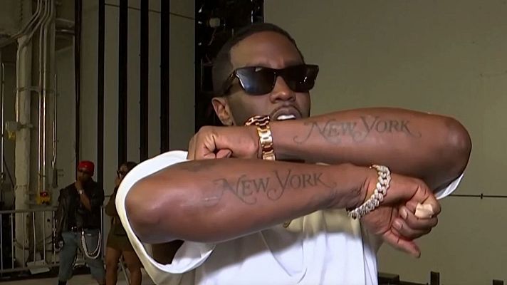 Telediario 1 - Detenido el rapero Puff Daddy tras 10 demandas por delitos sexuales