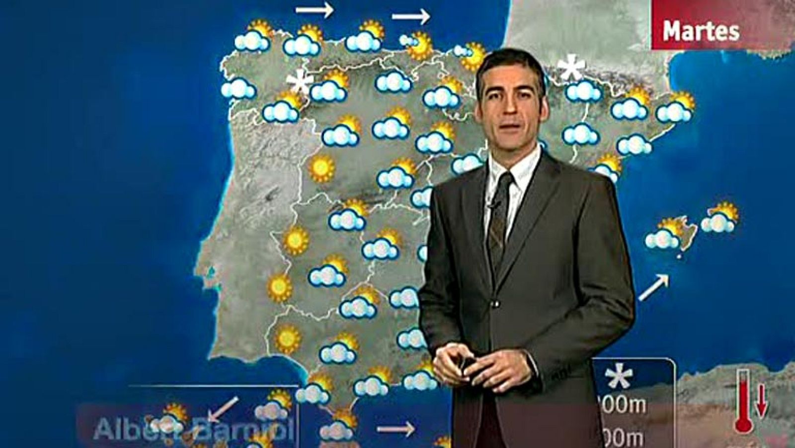 La nubosidad se traslada al centro y este peninsular