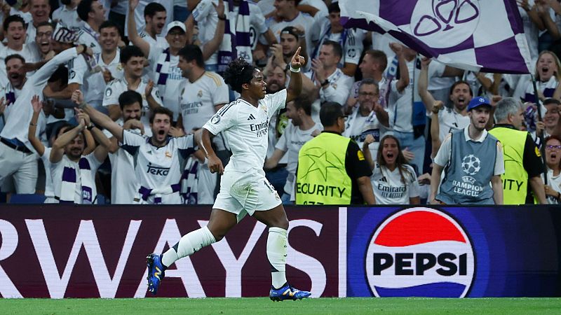 Ancelotti alucina con Endrick: "No me imaginaba que chutase desde ahí..." - Champions League | Ver