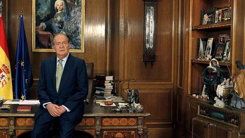 La crisis económica centra gran parte del discurso del rey