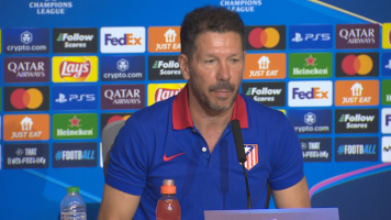 Diego Simeone se 'viste' de Luis Aragons ante el estreno en Champions: "Hay que ganar"