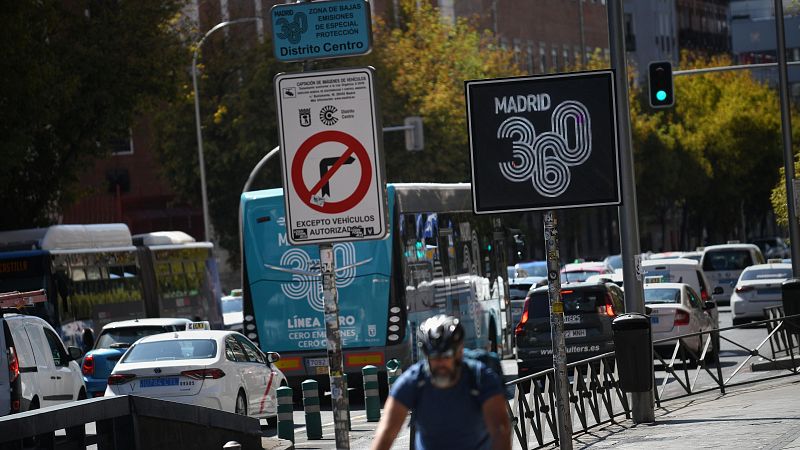 La zona de bajas emisiones de Madrid sigue con su funcionamiento | Ver