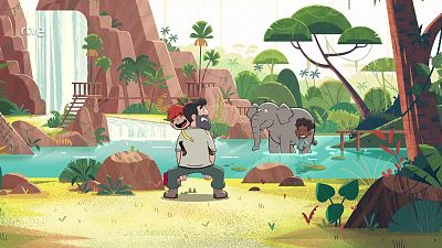 Baño para elefantes - El refugio de Audrey | Ver