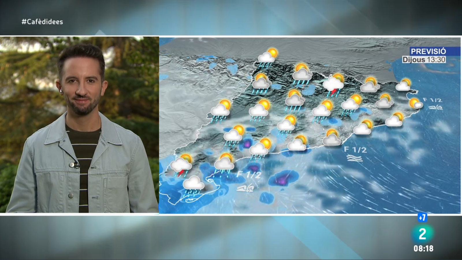 El Temps - Dijous insegur i amb una nova tongada de ruixats intensos | Veure