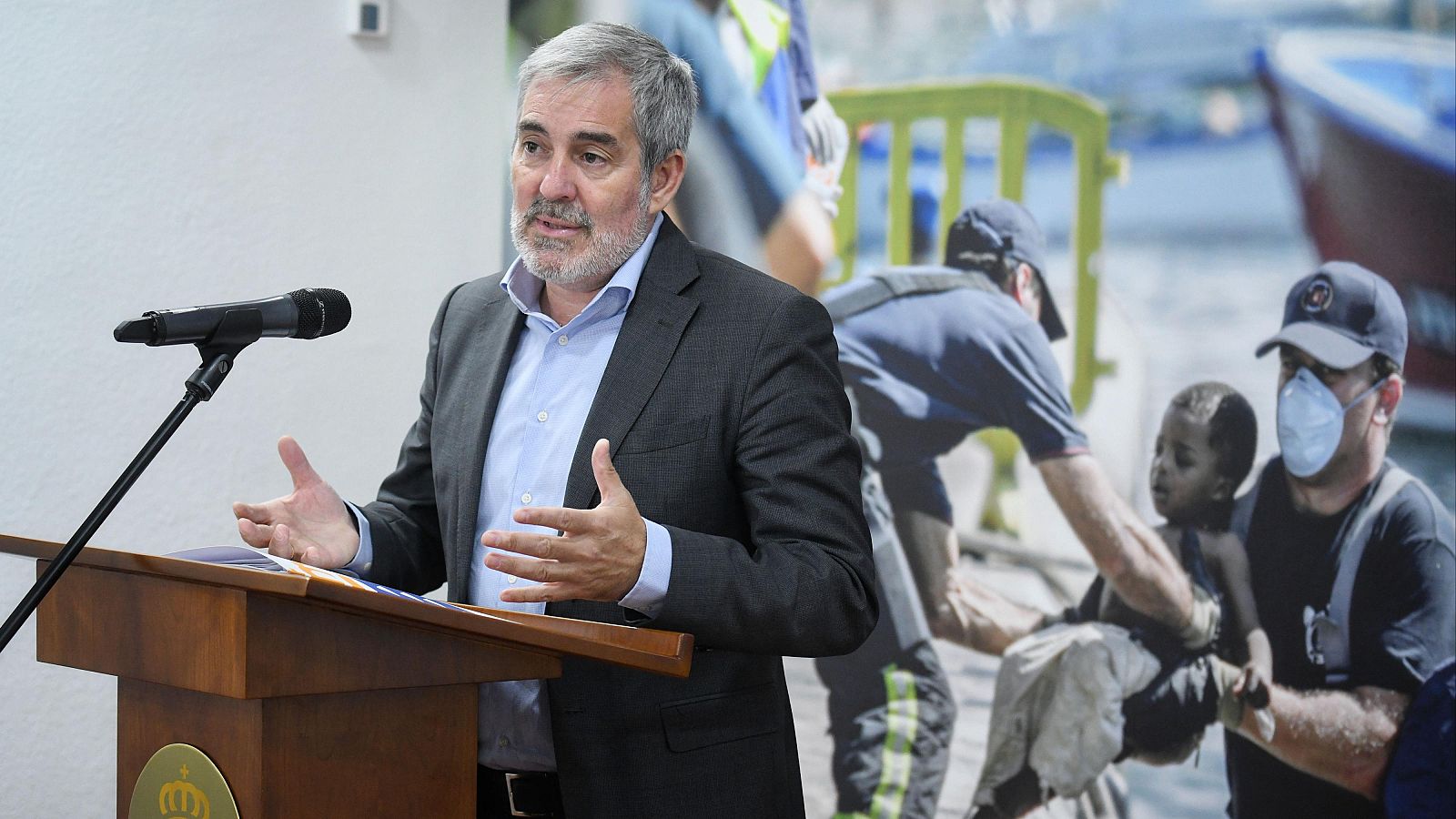 Clavijo, sobre la ayuda de la UE a Canarias para la inmigración: "Ha dado un toque de atención" - La hora de La 1 | Ver