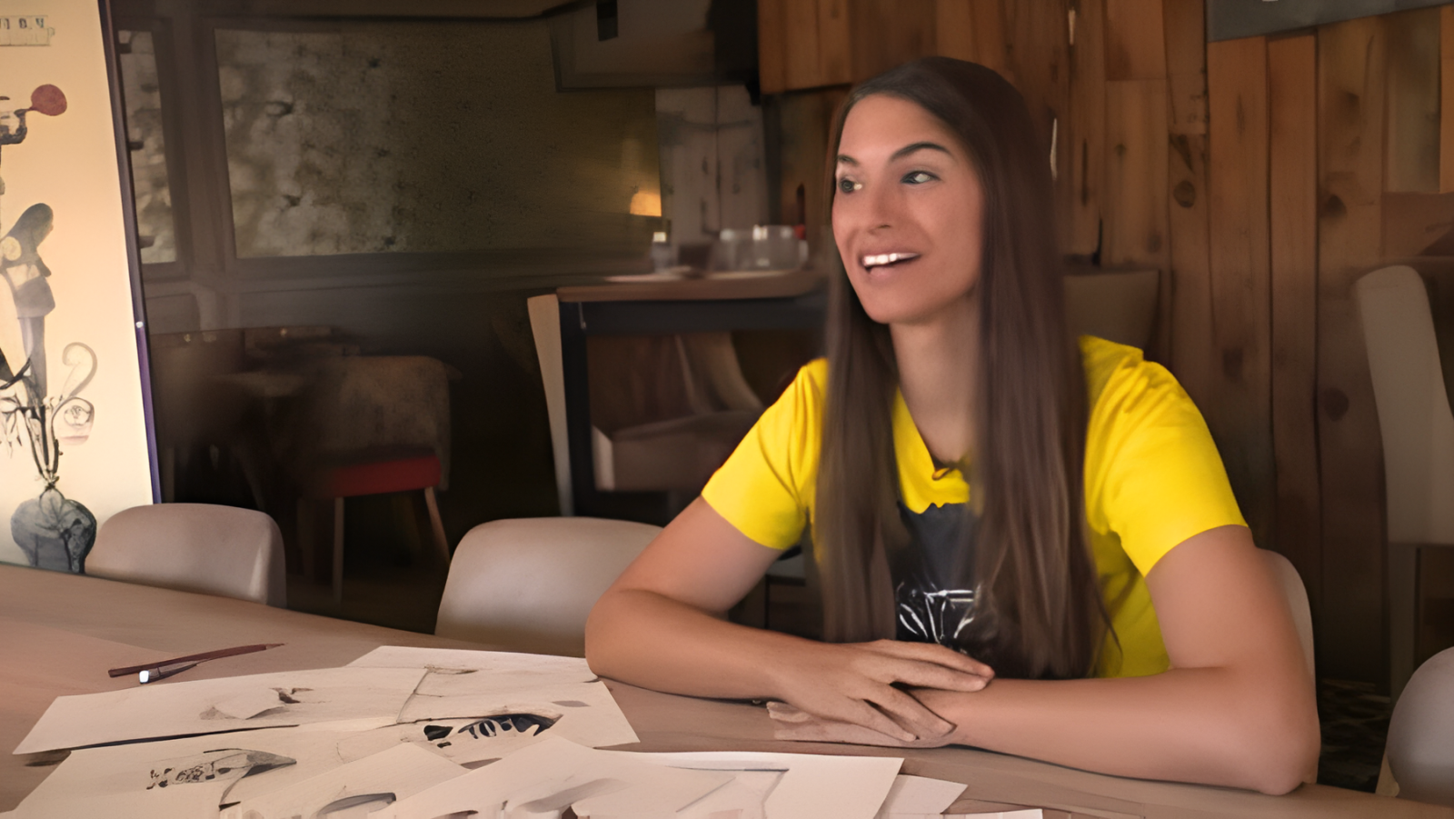 María Emegé, la ilustradora de Residente que pinta en sus conciertos | Ver