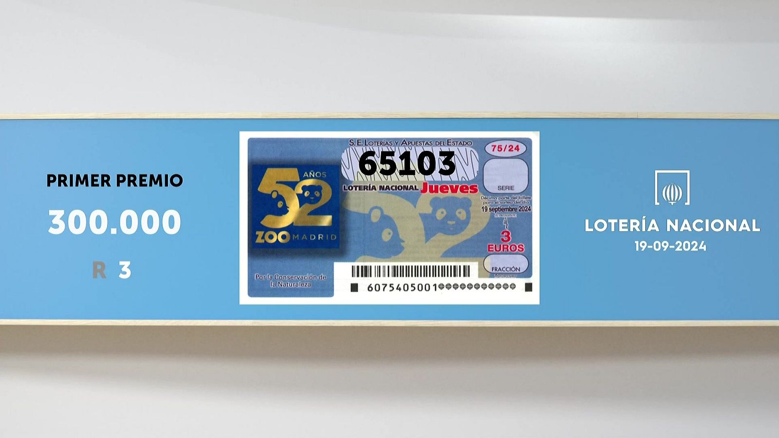 Sorteo de la Lotería Nacional del 19/09/2024 - Ver ahora