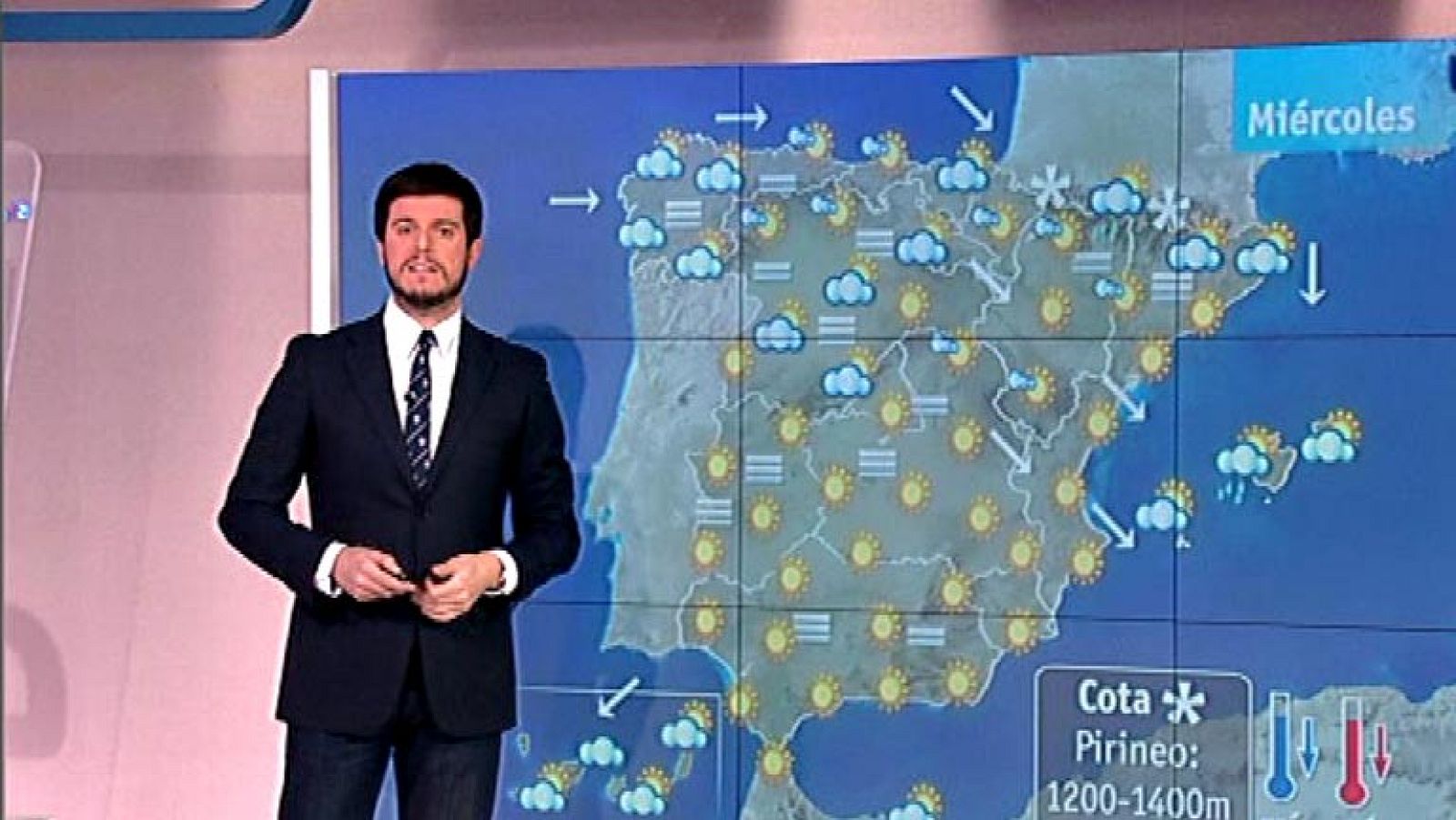 Las temperaturas bajan pese a que se abren claros en el sur y centro peninsular