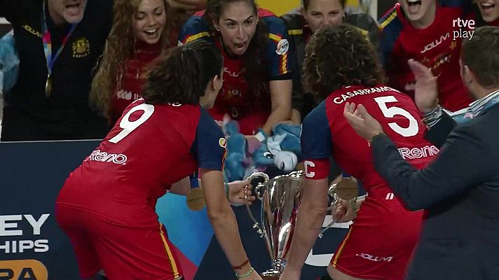 Hockey sobre patines - Hockey patines: España, campeona mundial al ganar a Portugal