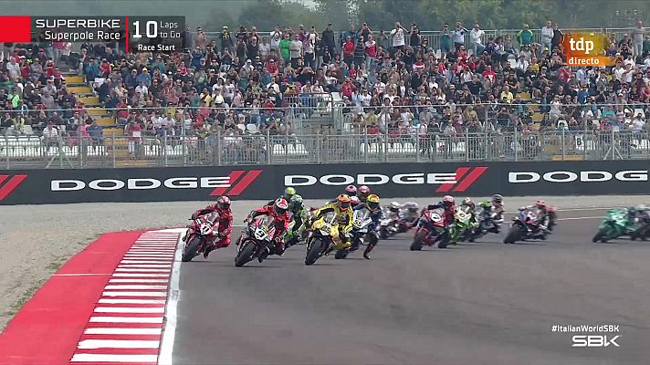 Mundial de Superbike - Campeonato del Mundo Superbike. WSBK Superpole Race (Cremona)