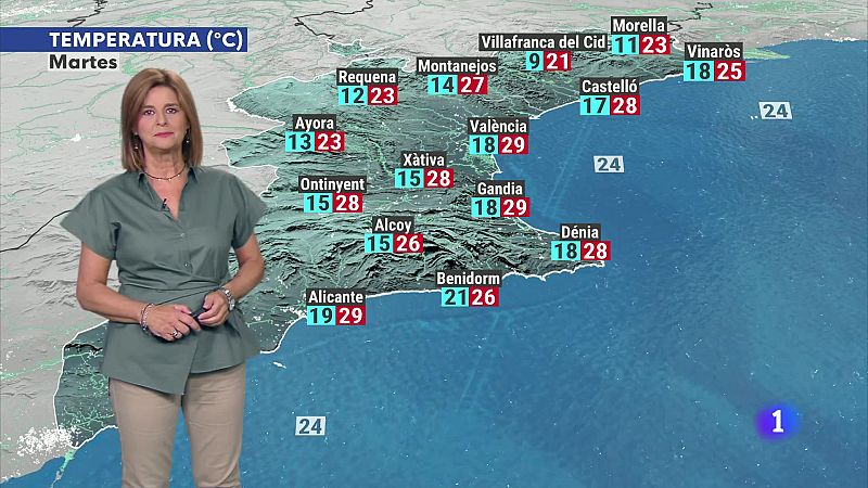 El tiempo en la Comunitat Valenciana - 23/09/2024 | Ver