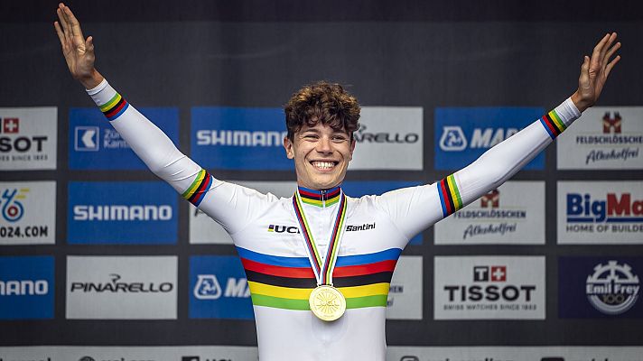 Ciclismo - Iván Romeo, campeón del Mundo de contrarreloj Sub-23 en los Mundiales de Zúrich 2024