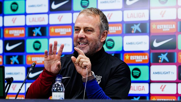 Telediario 1 - Flick: "Iñaki Peña lo está haciendo muy bien; confiamos en él"