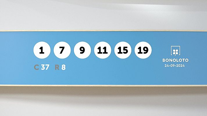 SELAE - Sorteo de la Lotería Bonoloto y Euromillones del 24/09/2024
