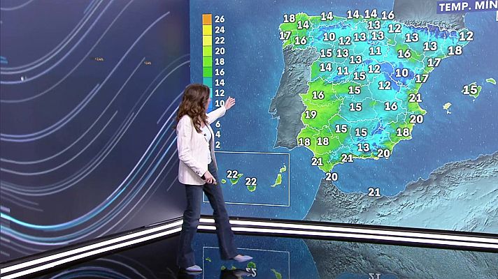 El tiempo - Chubascos acompañados de tormenta fuertes en el este de Baleares y Cataluña