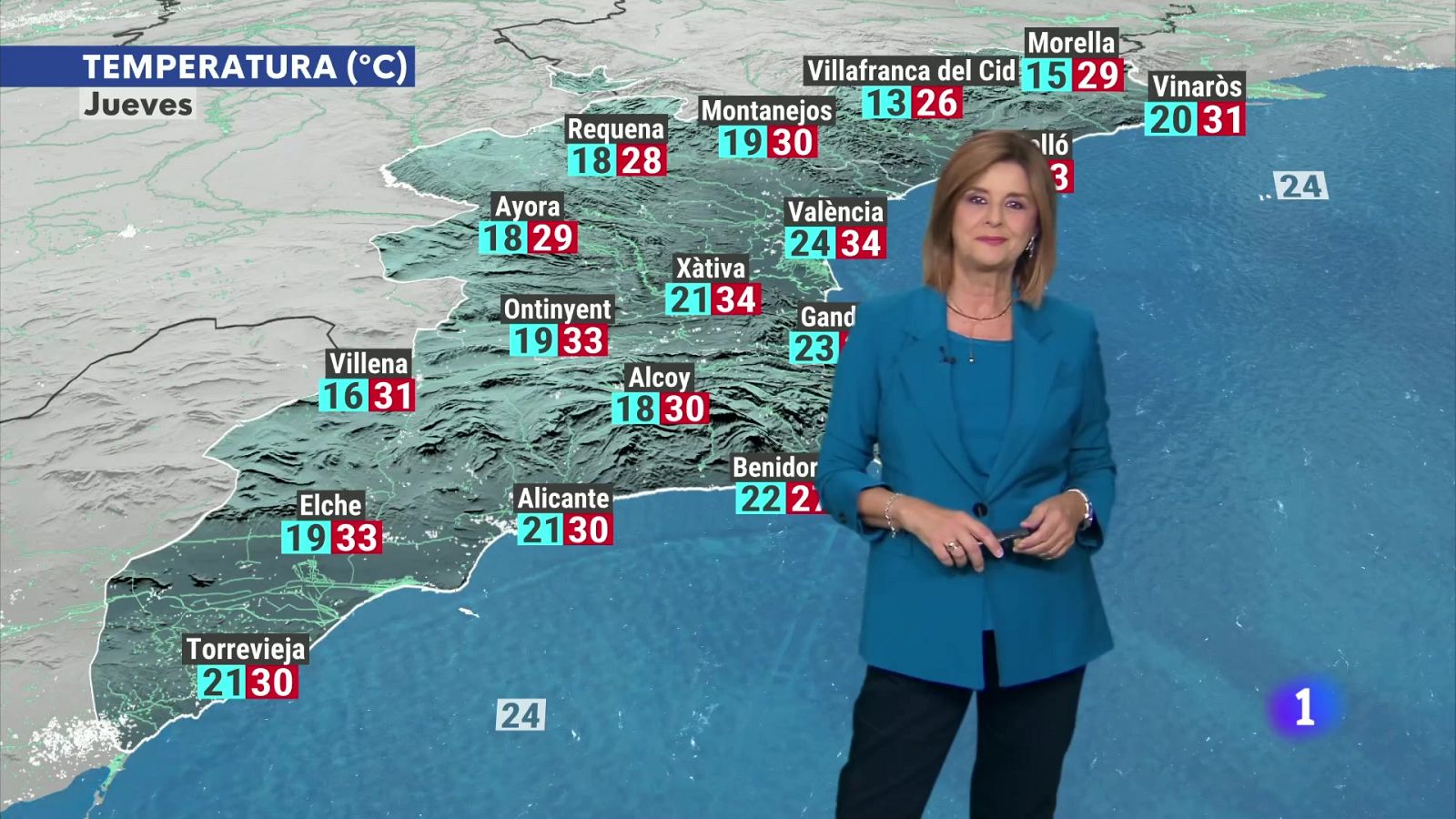 El tiempo en la Comunitat Valenciana - 25/09/2024 | Ver