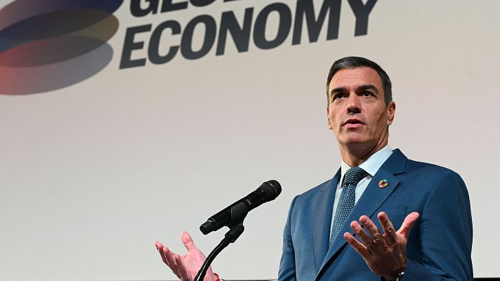 Informativo 24h - Sánchez lamenta que "hay líderes políticos que no quieren la paz y apuestan todo al negro de la guerra"