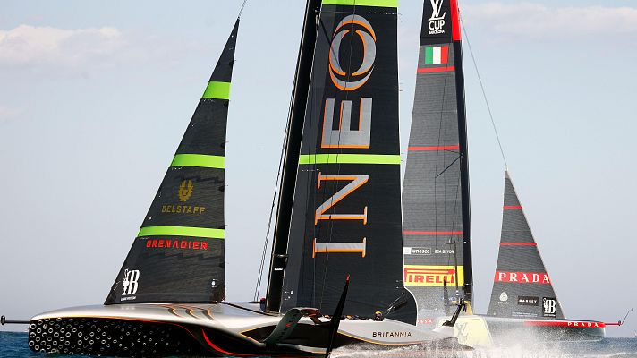  - Luna Rossa e INEOS Britannia empatan en la primera jornada de la final de la Copa Louis Vuitton
