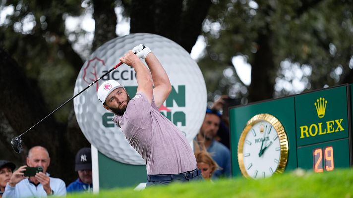 Golf - Jon Rahm termina la primera jornada del Open de España en el top 5, con Ángel Hidalgo a la cabeza