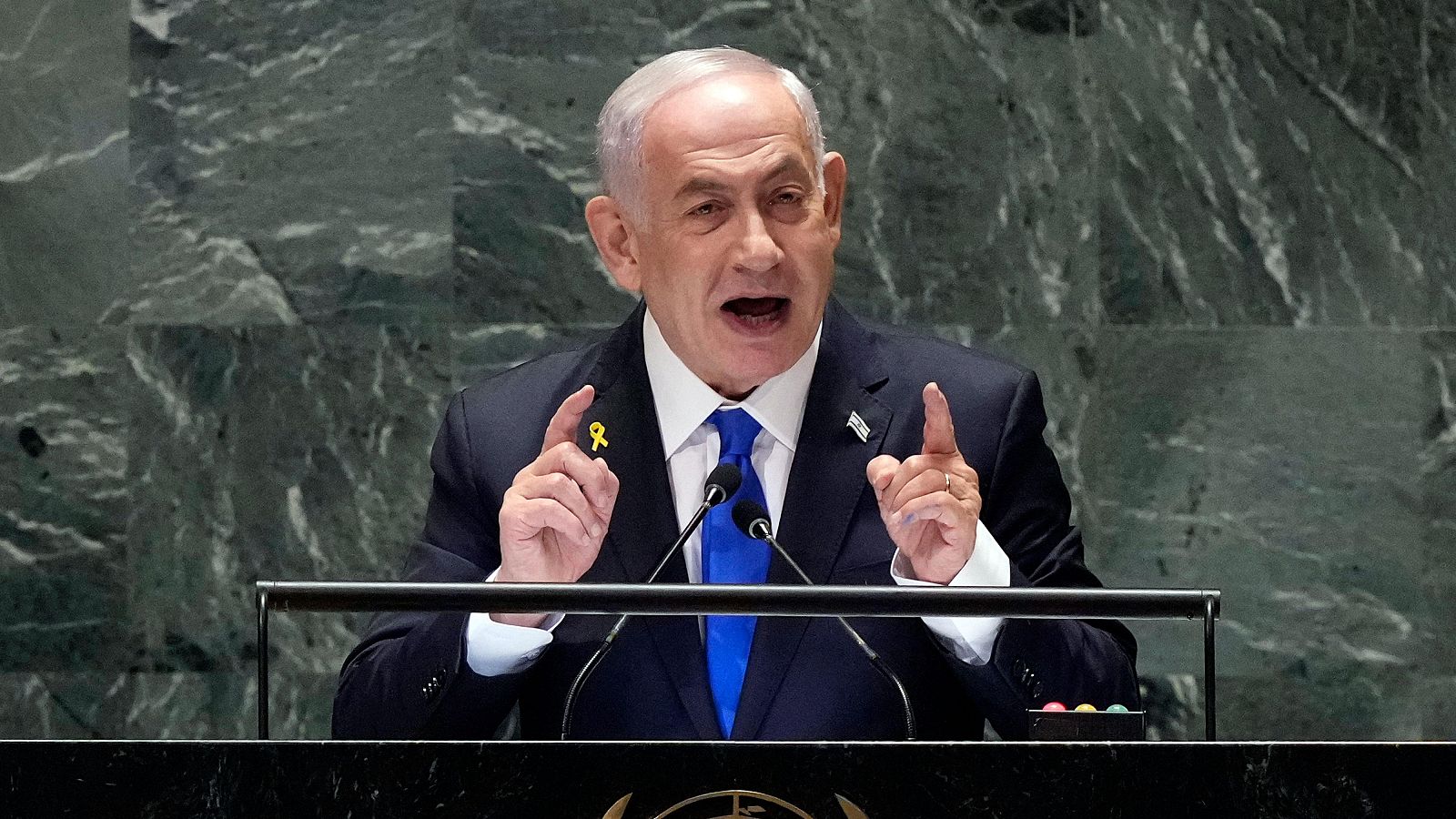 Netanyahu amenaza a Irán en su discurso ante la ONU | Ver