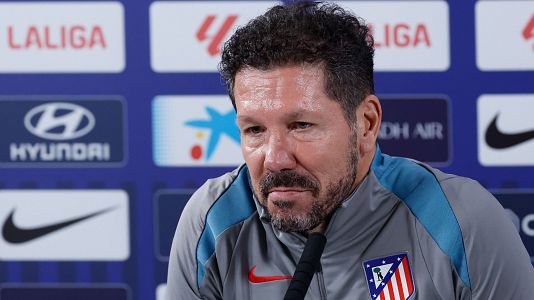 Simeone: "No miro el tiempo, aceptamos lo que hay"