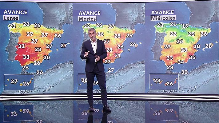 El tiempo - Intervalos de viento fuerte y/o rachas muy fuertes en el bajo Ebro, sin descartarlos en Ampurdán y litorales de Almería y Baleares