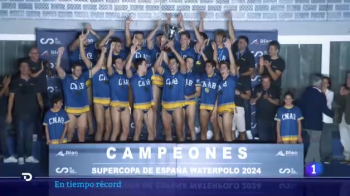 Telediario Fin de Semana - El Atletic Barceloneta, campeón de la Supercopa de España de Waterpolo