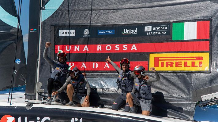  - El Luna Rossa iguala la final de la Copa Louis Vuitton a ritmo récord