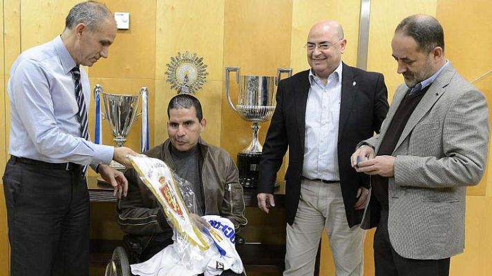 Telediario 1 - Fernando Cáceres, homenajeado en Zaragoza