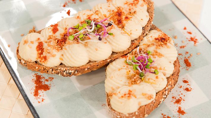 Saber vivir - Receta de hummus de alubias y mostaza