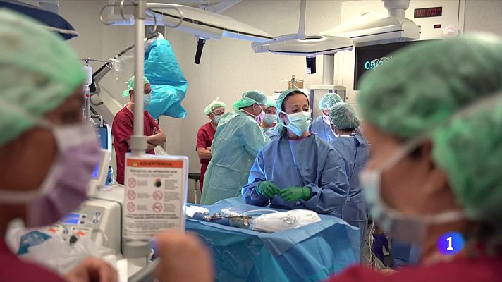 L'Informatiu - Bellvitge realitza el primer trasplantament facial del món procedent d’una donació de cor aturat