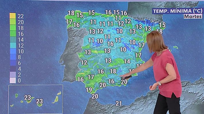 El tiempo - Posibilidad de algún intervalo fuerte de viento de levante en el Estrecho, con rachas muy fuertes