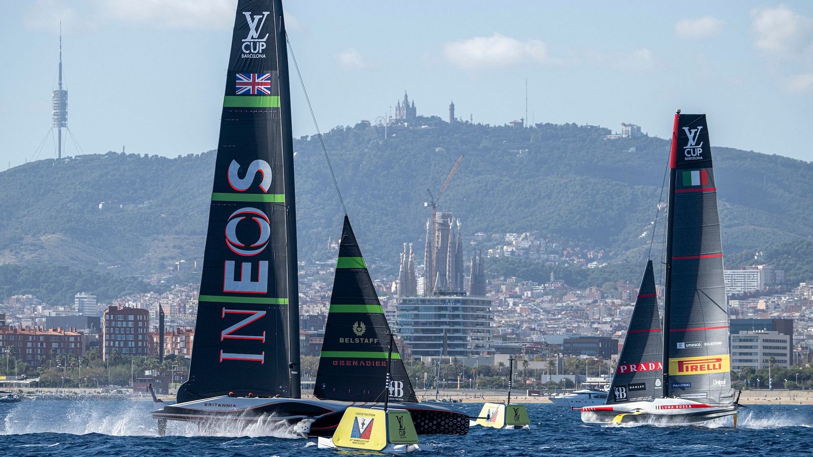 Luna Rossa vuelve a empatar con INEOS (4-4) | Ver