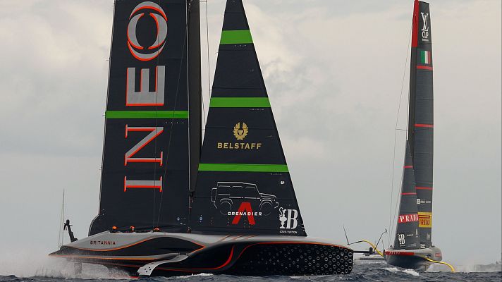 Otros deportes - Copa América: el INEOS Britannia toma la delantera en la Louis Vuitton; primer 'match ball'