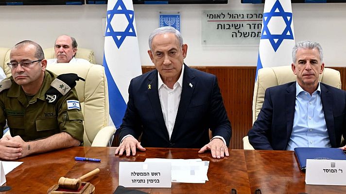 Telediario 1 - Netanyahu sube en las encuestas con la guerra