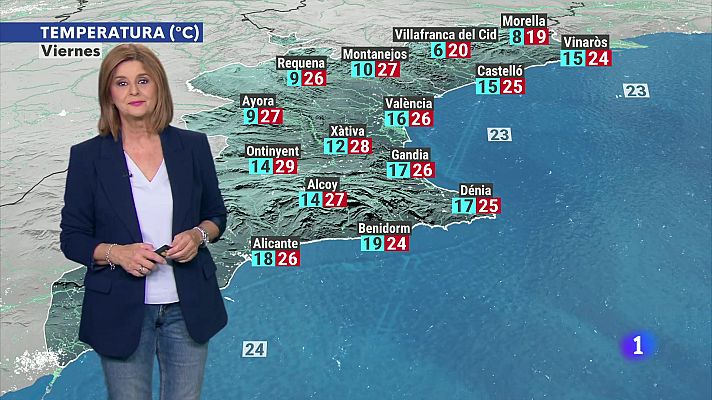 L'informatiu - Comunitat Valenciana - El tiempo en la Comunitat Valenciana - 03/10/2024