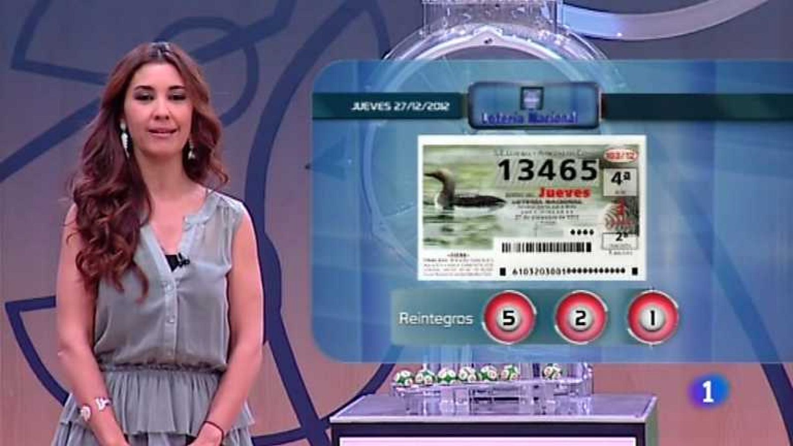 Lotería Nacional + Primitiva - 27/12/12 - ver ahora