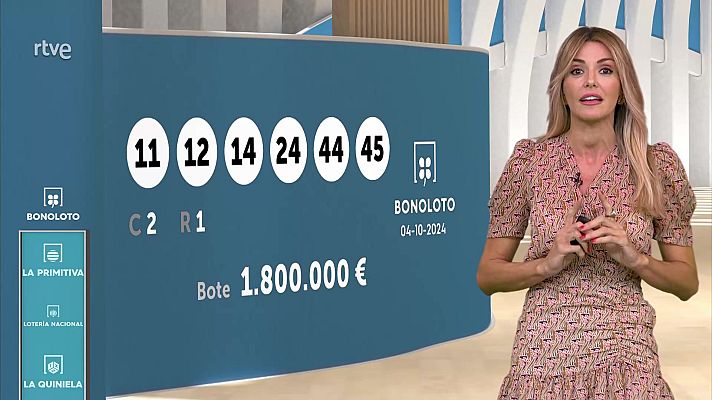 Loterías - Sorteo de la Bonoloto y Euromillones del 04/10/2024