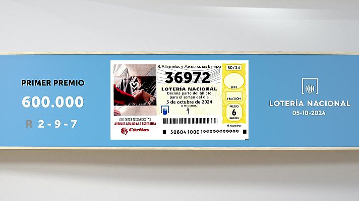 SELAE - Sorteo de la Lotería Nacional del 05/10/2024