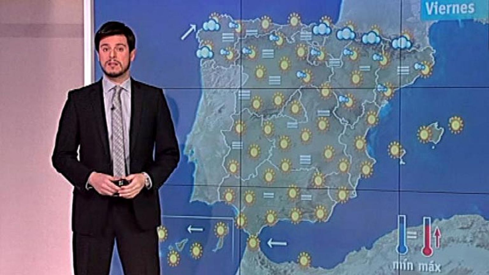 Nubes en el norte y frío en todo el país