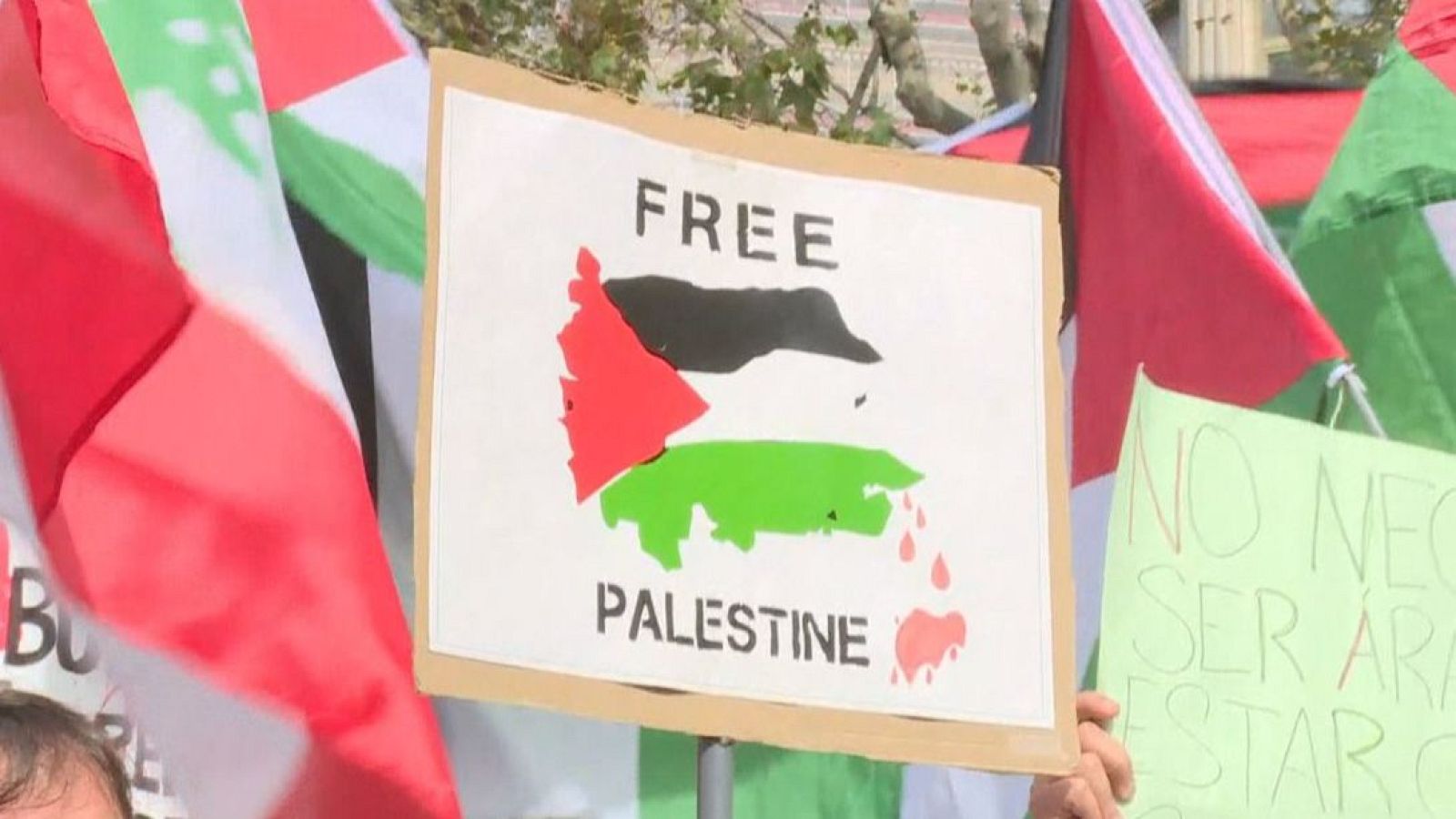 Marxa a Barcelona contra el "genocidi" als territoris palestins i el Líban - L'Informatiu | Veure