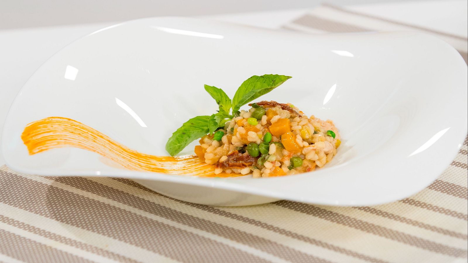 Risotto de verduras y pavo - Saber vivir | Ver